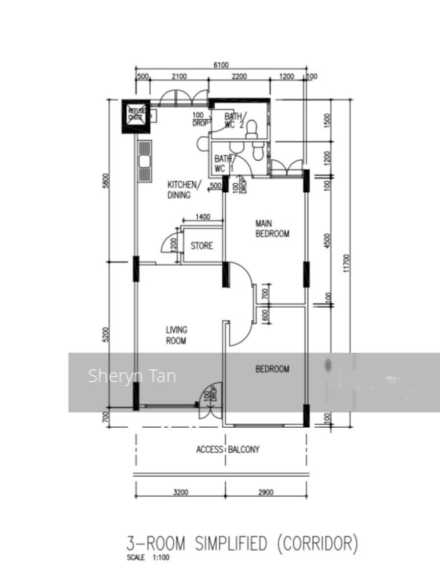 Blk 725 Yishun Street 71 (Yishun), HDB 3 Rooms #200974362